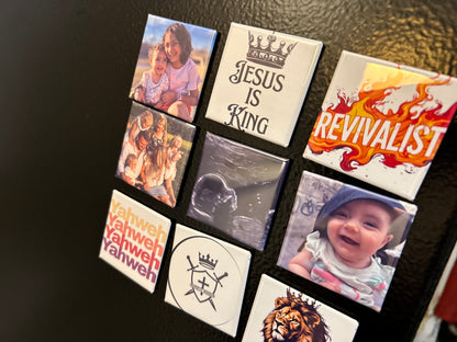 Square Custom Photo Magnet