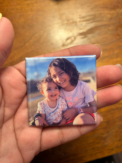 Square Custom Photo Magnet