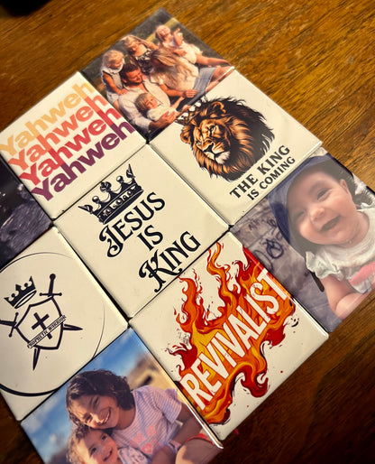 Square Custom Photo Magnet