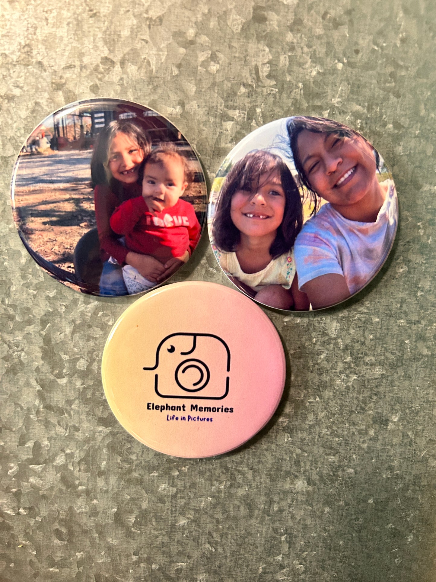 circle Custom Photo Magnet